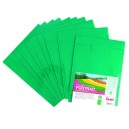 Spisové obálky PENTEL zelené, zavírání zámečkem, DCD64D/10ks na výšku