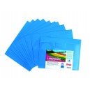 Spisové obálky PENTEL modrá, zavírání zámečkem, DCD74S/10ks na šířku