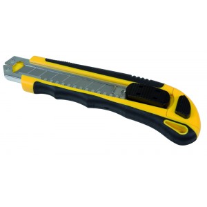 Odlamovací nůž PROFESSIONAL, 100 x 18 mm, žlutočerný - DONAU U7948001PL-99