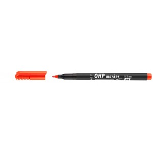 Popisovač červený M OHP  1-1,5mm - permanentní Top marker - 00000729