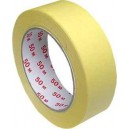 Krepová lepící páska 50mx30mm žlutá
