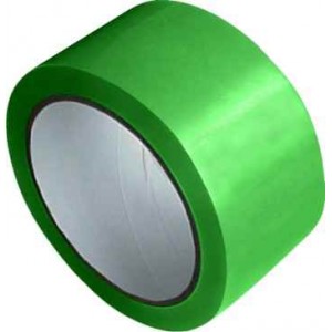 Lepící páska zelená, 66m x 48mm, PP