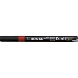 Červený lakový popisovač D-oil 2,2mm DONAU U7368001PL-04