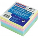 Samolepící kostka mix barev,pastel , 76x76mm, 400l. - U7573001PL-99
